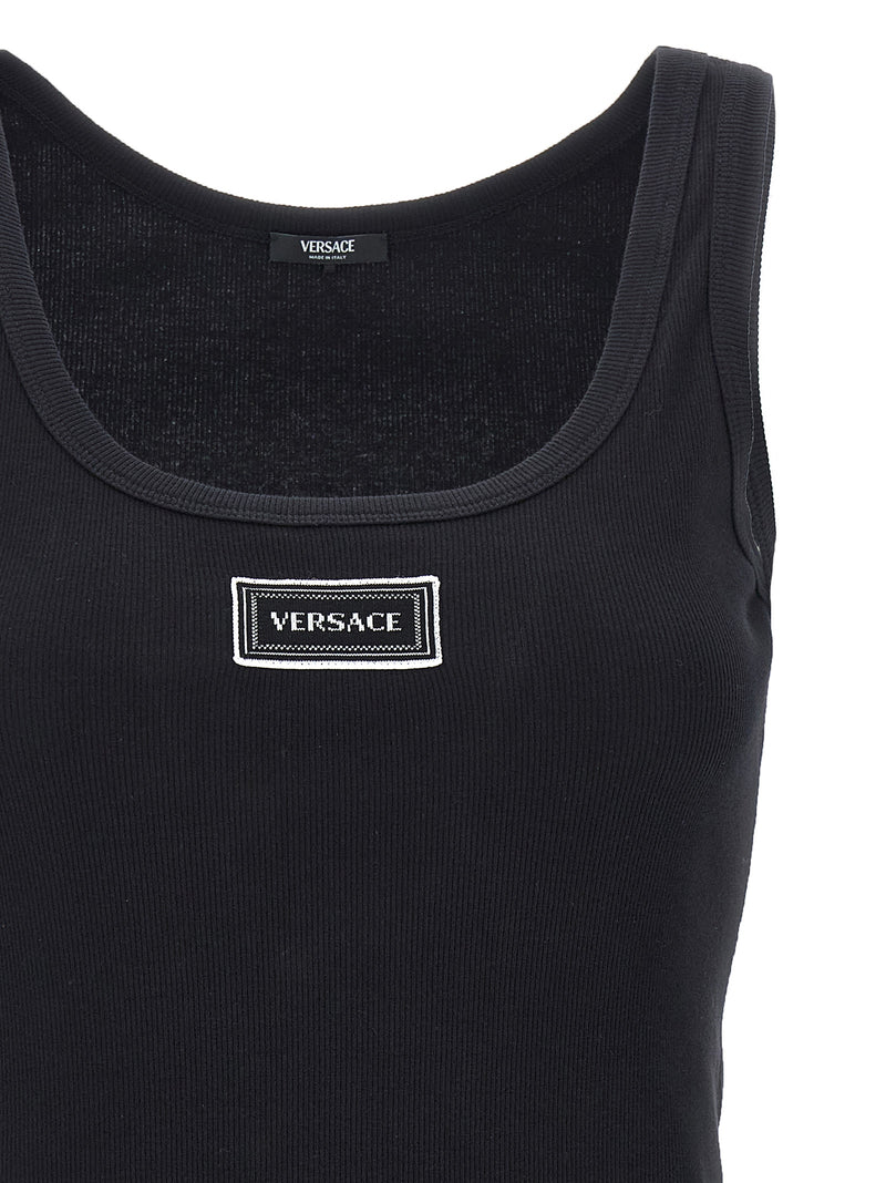 Versace 90s Vintage Logo Tank Top | Urbalenti™ NYC