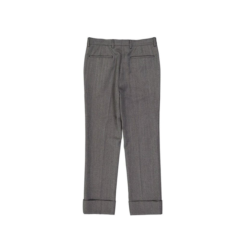 Prada Gray Wool Casual Pants