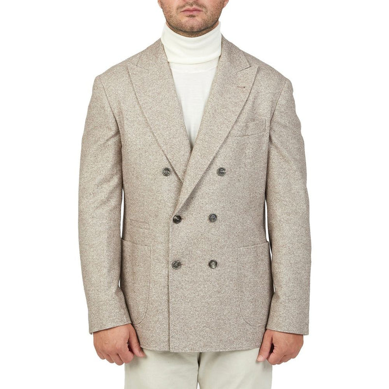 Brunello Cucinelli Beige Cashmere Blazer