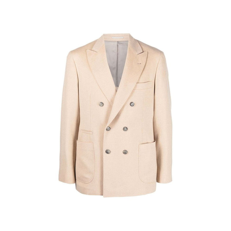 Brunello Cucinelli Beige Wool Blazer