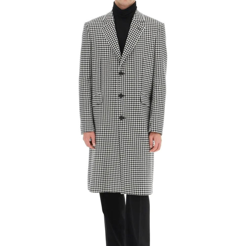 Alexander McQueen Black Wool Coat