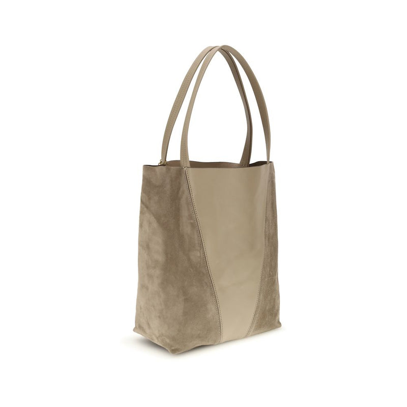 Chloé Beige Calf Leather Bos Taurus Shoulder Bag