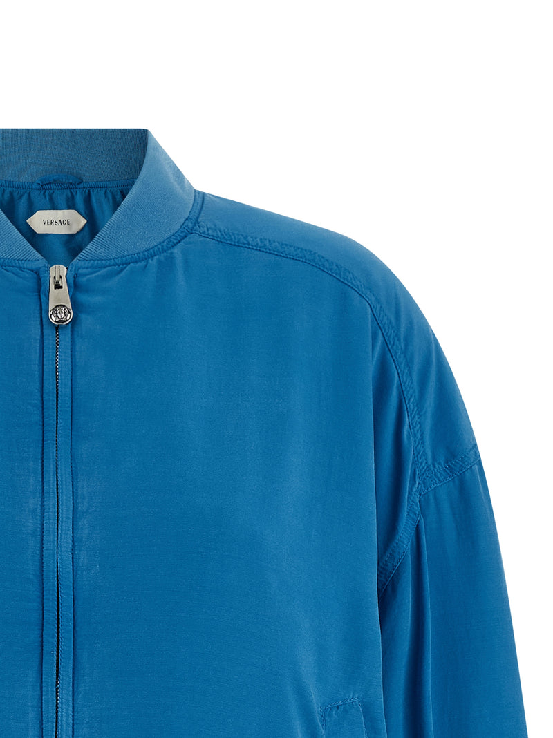 Versace Versace Silk Poplin Blouson