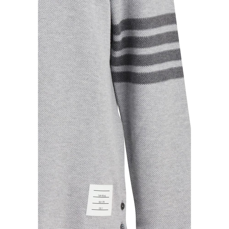 Polo de algodón gris de Thom Browne