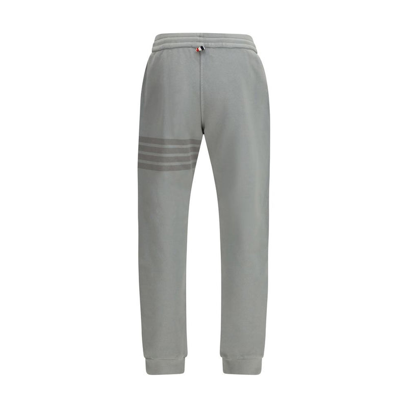 Pantalones jogger de algodón grises Thom Browne (pantalones de entrenamiento)