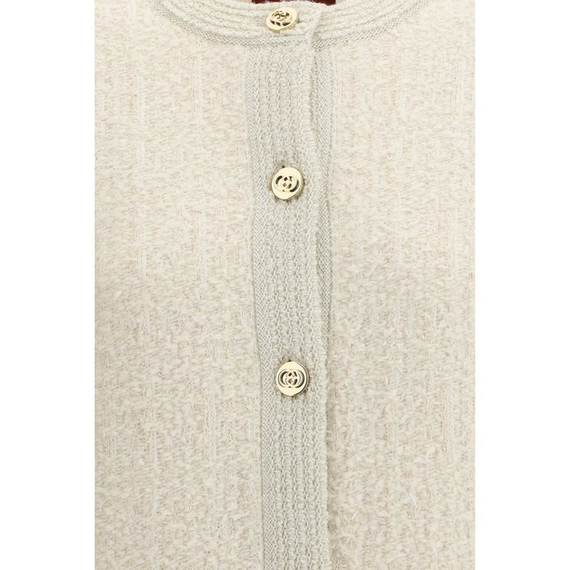 Gucci Beige Wool Cardigan