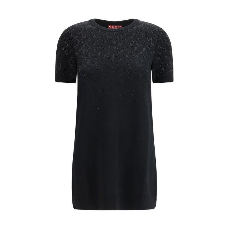 Gucci Black Wool Oves Aries Casual Dress