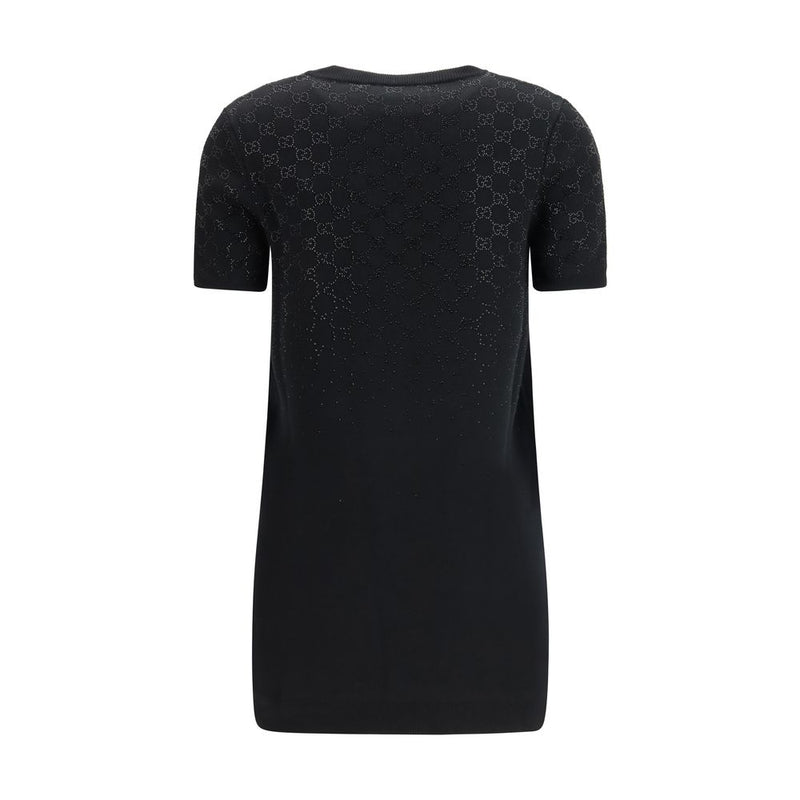 Gucci Black Wool Oves Aries Casual Dress
