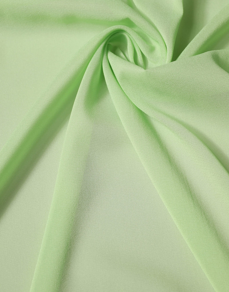 Dolce & Gabbana Light Green Silk Neck Wrap Shawl Stole 200cm x 64cm  Scarf