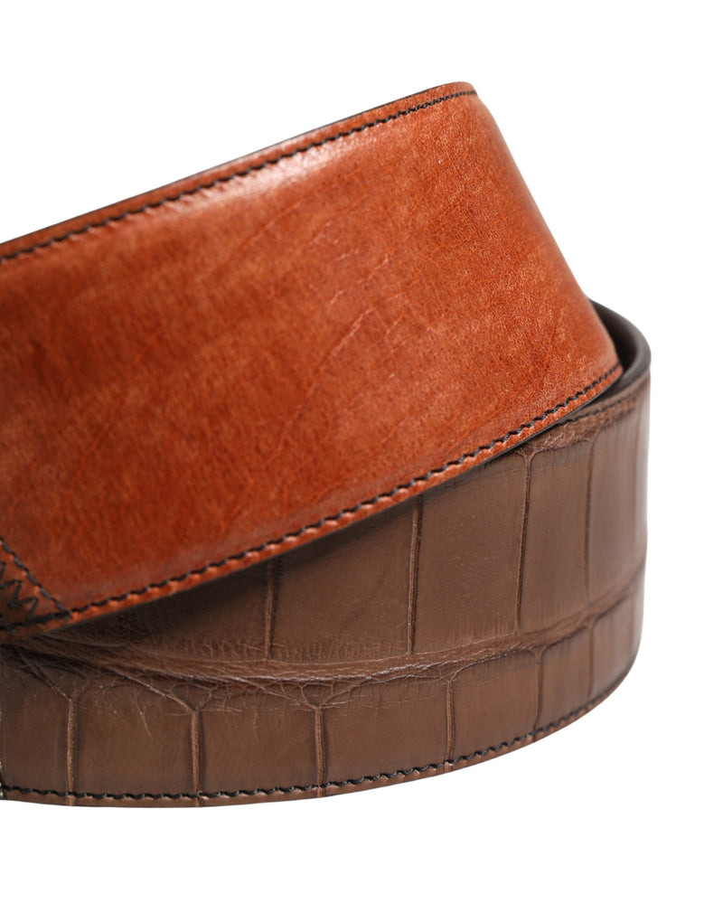 Tracolla accessorio per borsa in pelle vellutata effetto cavallino marrone Dolce & Gabbana