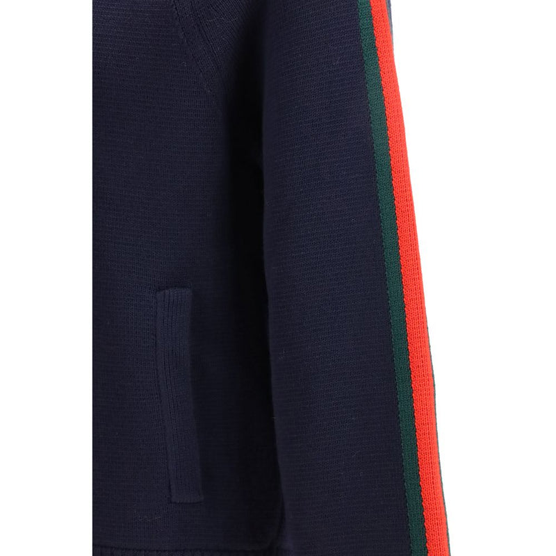 Gucci Blue Wool Full-Length Jacket