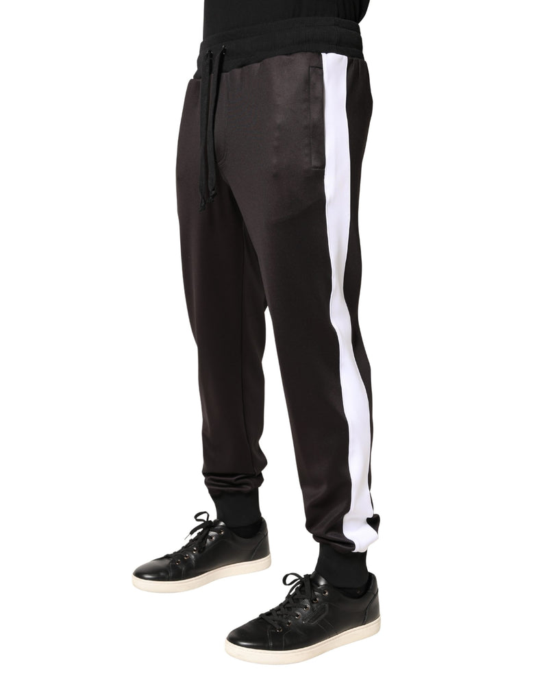 Pantalón jogger ajustado Dolce & Gabbana marrón de poliéster