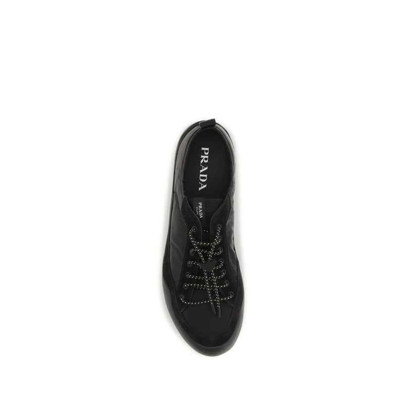 Prada Black Fabric Athletic Sneakers