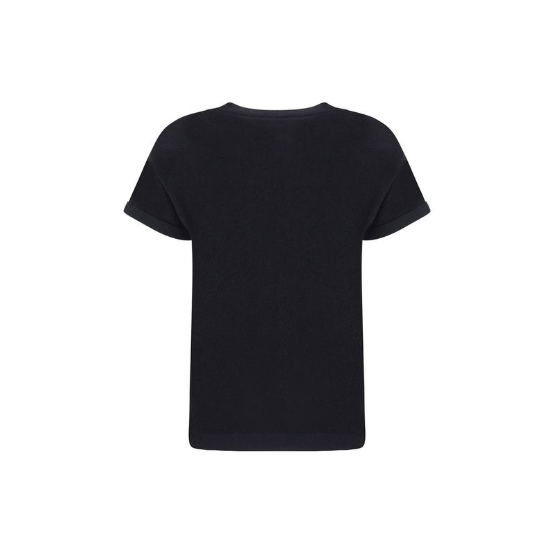 Brunello Cucinelli Black Nylon T-Shirt