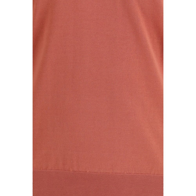 Brunello Cucinelli Orange Cotton Sweatshirt