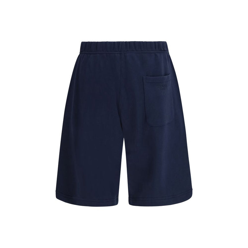 Kenzo Blue Cotton Bermuda Shorts