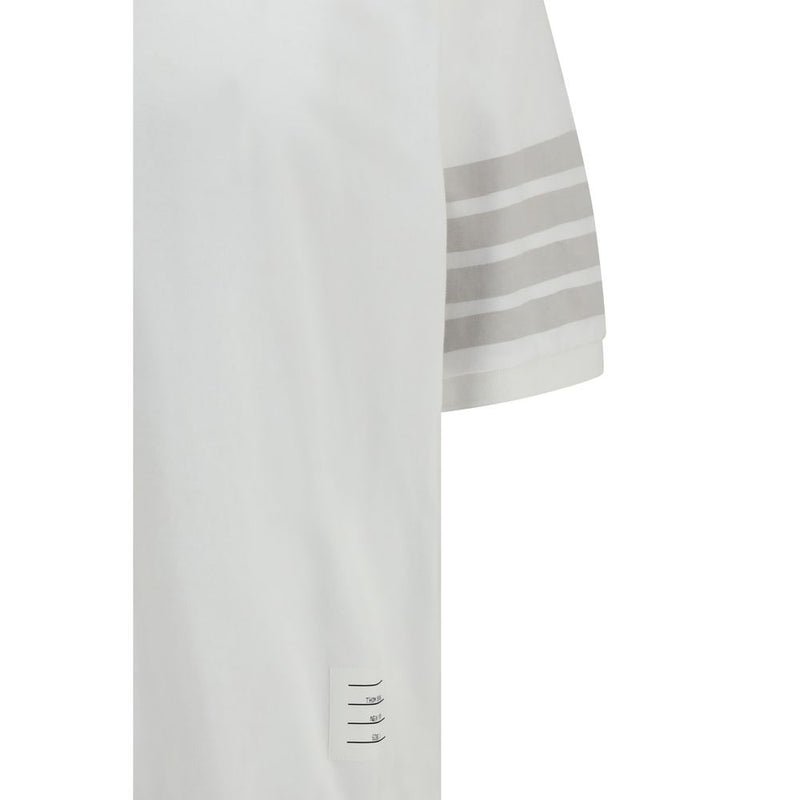 Polo blanco de algodón Thom Browne