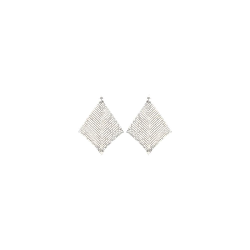 Rabanne Silver Brass Earrings