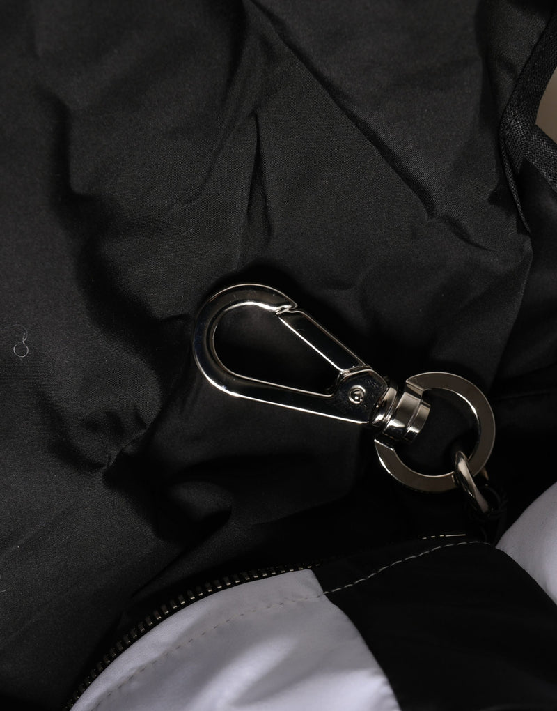 Bolsa Ecobag de poliéster preto com panda de pelúcia Dolce & Gabbana para homens