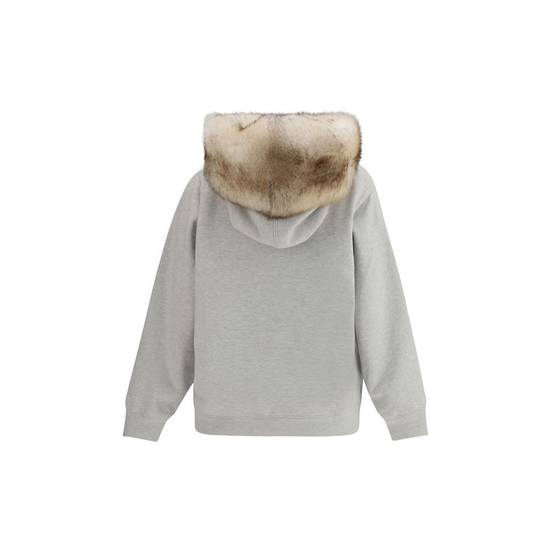 Prada Gray Cotton Sweatshirt