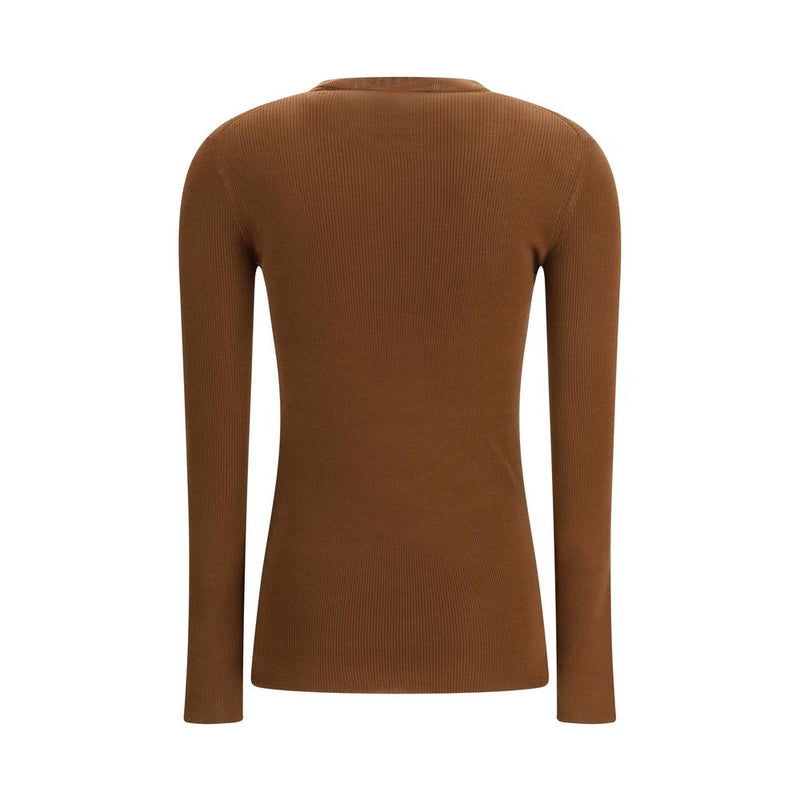 Prada Brown Wool Cardigan