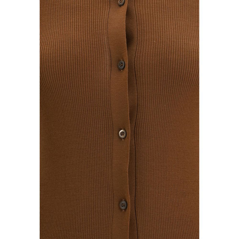 Prada Brown Wool Cardigan