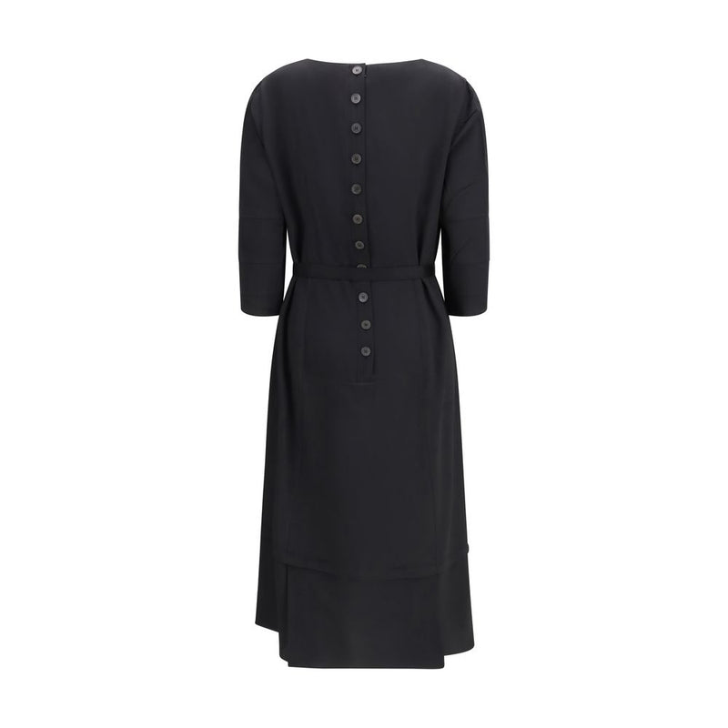 Prada Black Acetate Casual Dress