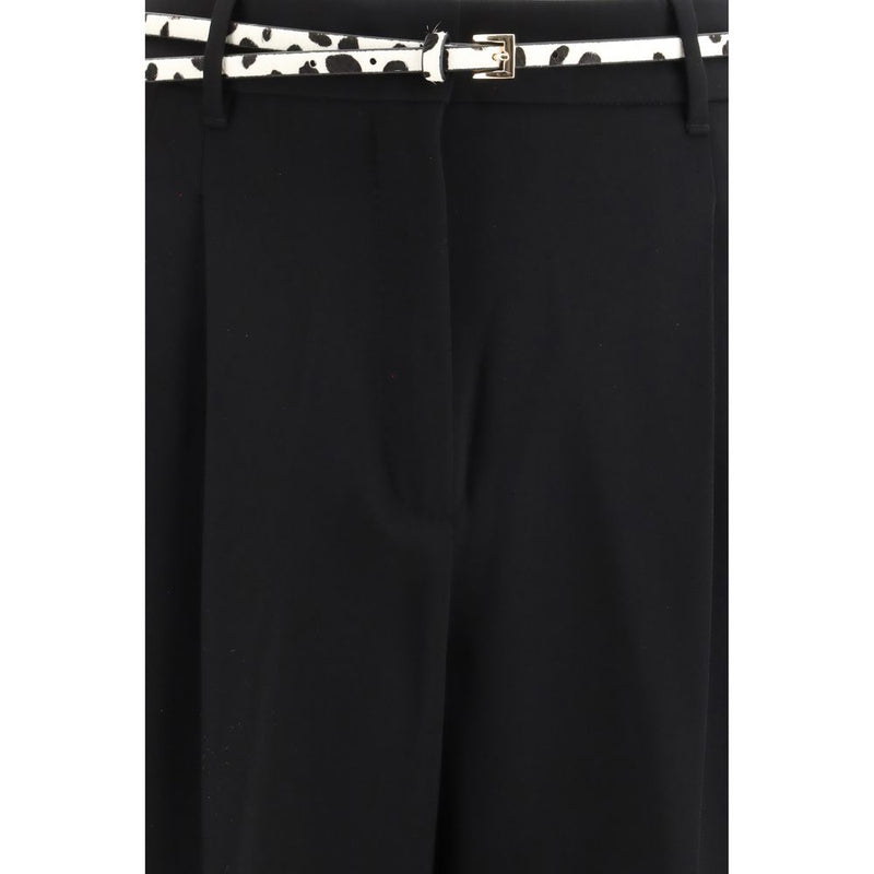 Max Mara Black Triacetate Dress Pants