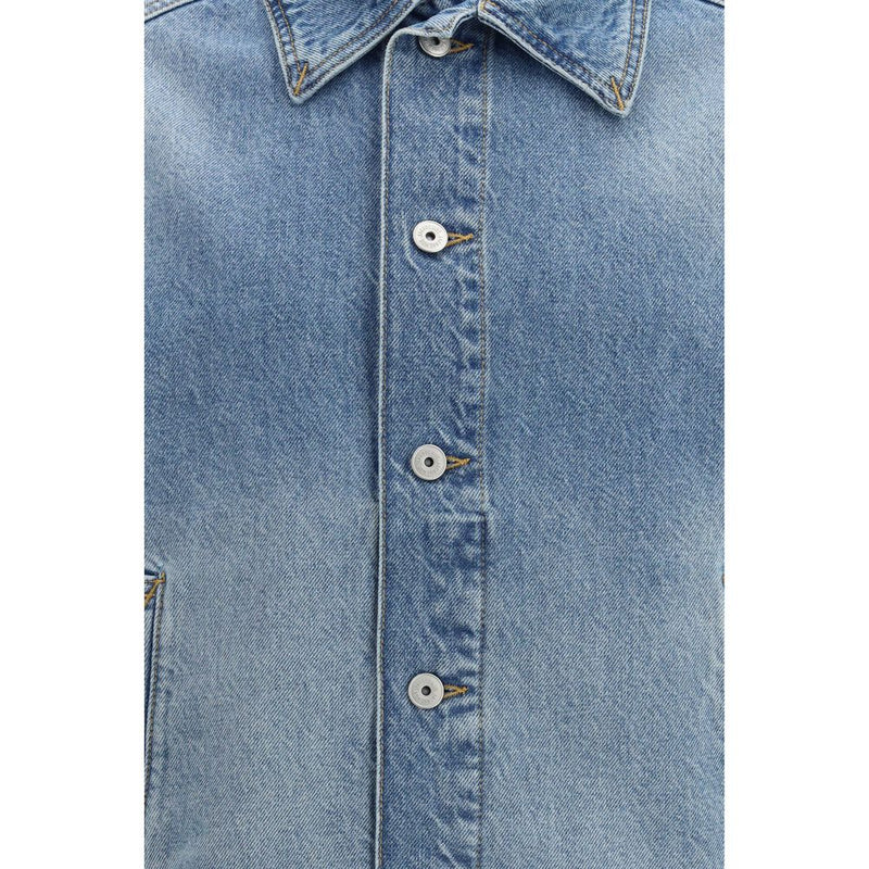 Jacquemus Blue Polyamide Denim Jacket