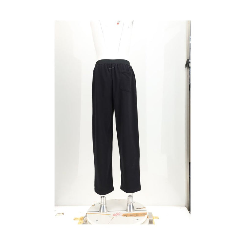 Pantalones informales de algodón negros MM6