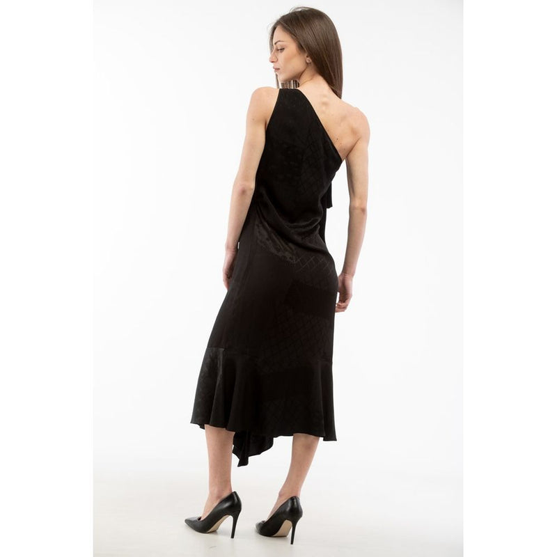 Moschino Black Viscose Cocktail Dress