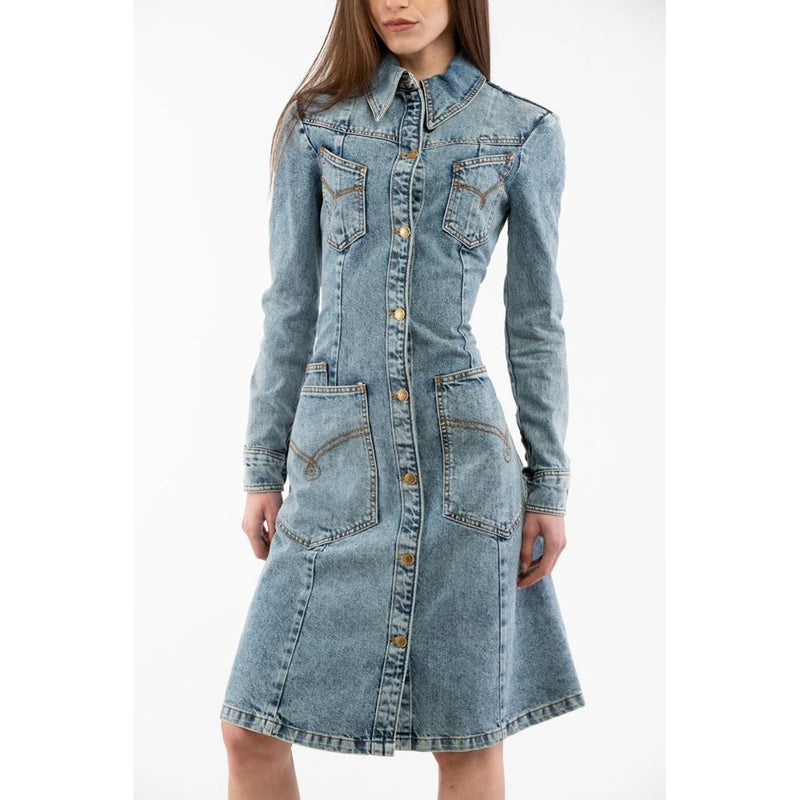 Vestido informal de algodón Moschino para mujer