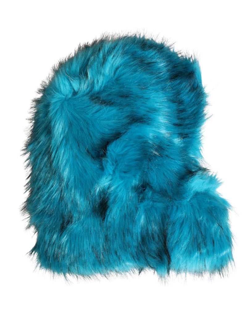 Chapéu bucket azul de pelo de modacrílico Dolce & Gabbana para mulheres