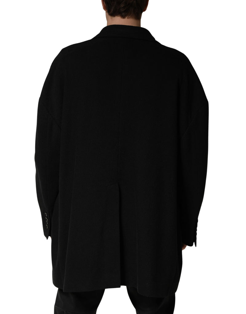 Dolce & Gabbana Black Double Breasted 2 Buttons Suit Jacket