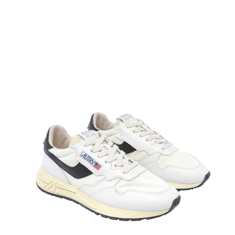 Autry White Leather Athletic Sneakers