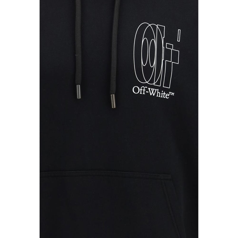 Off-White Black Cotton Sweatshirt