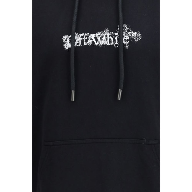 Off-White Black Cotton Sweatshirt