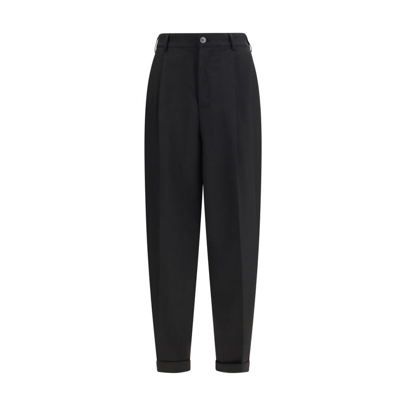 Marni Black Wool Casual Pants