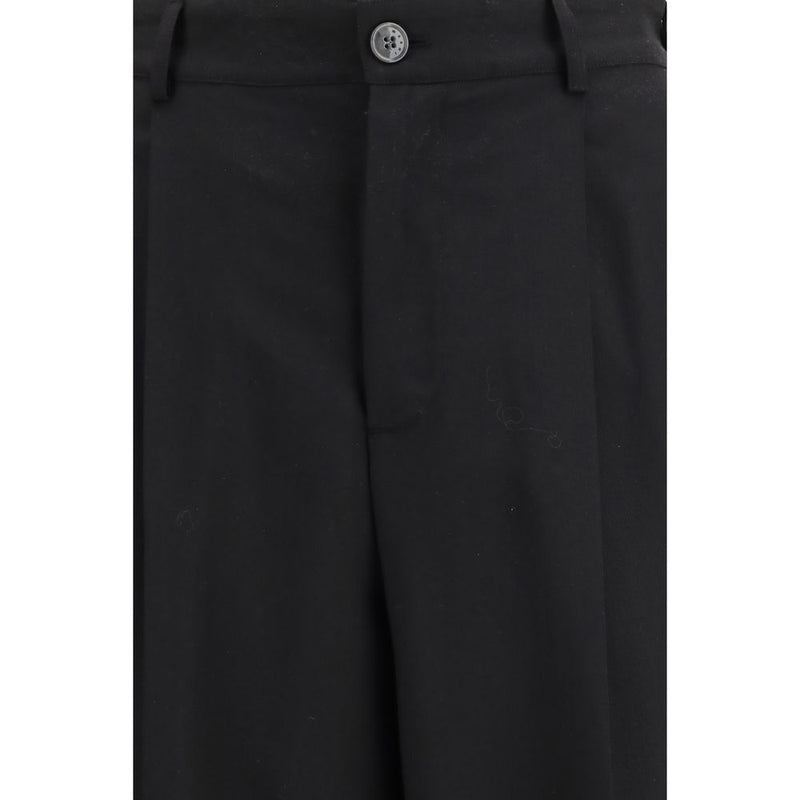 Marni Black Wool Casual Pants