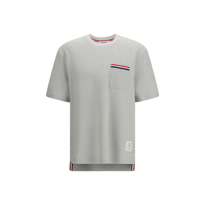 Camiseta gris de algodón Thom Browne