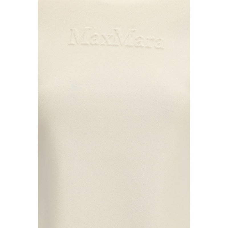 Max Mara Pure Beige Viscose T-Shirt