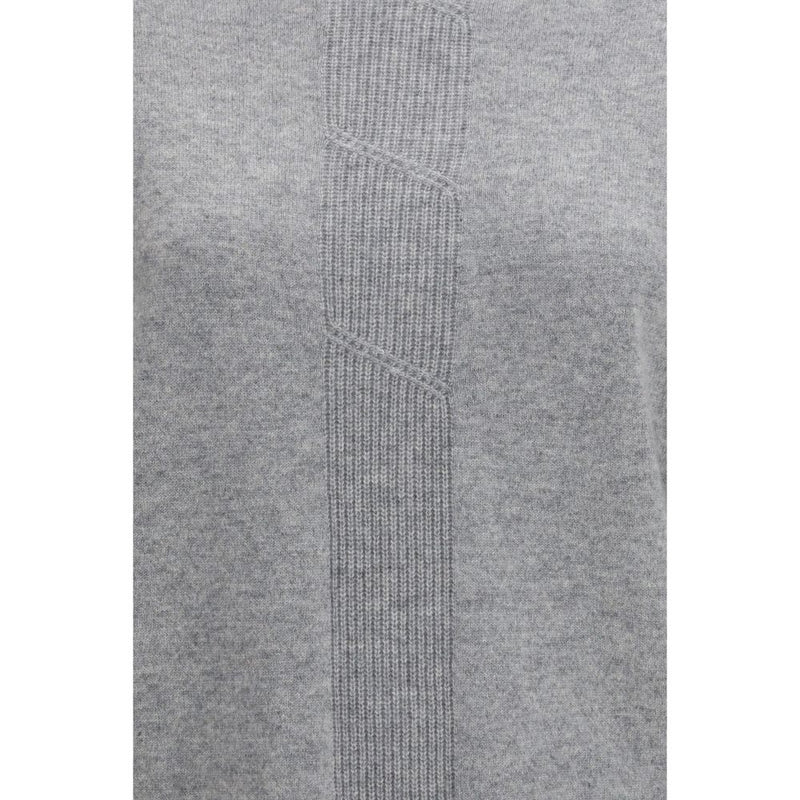 Max Mara Pure Gray Cashmere Sweater