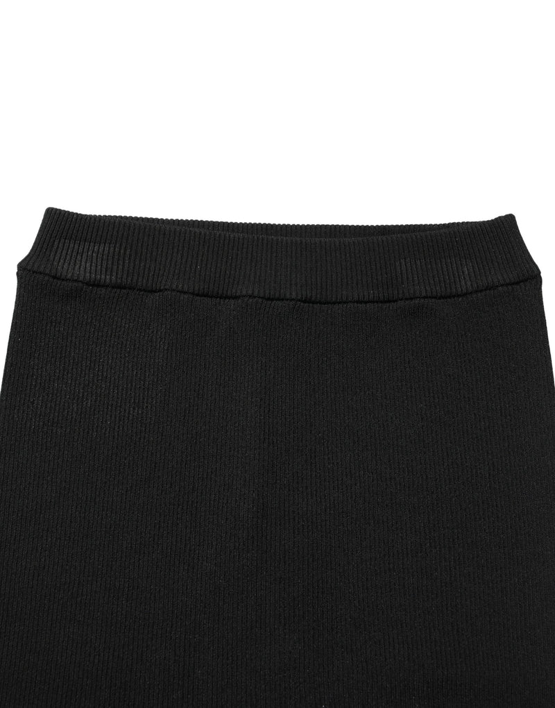 Shorts hot pants a vita alta in viscosa nera Dolce & Gabbana