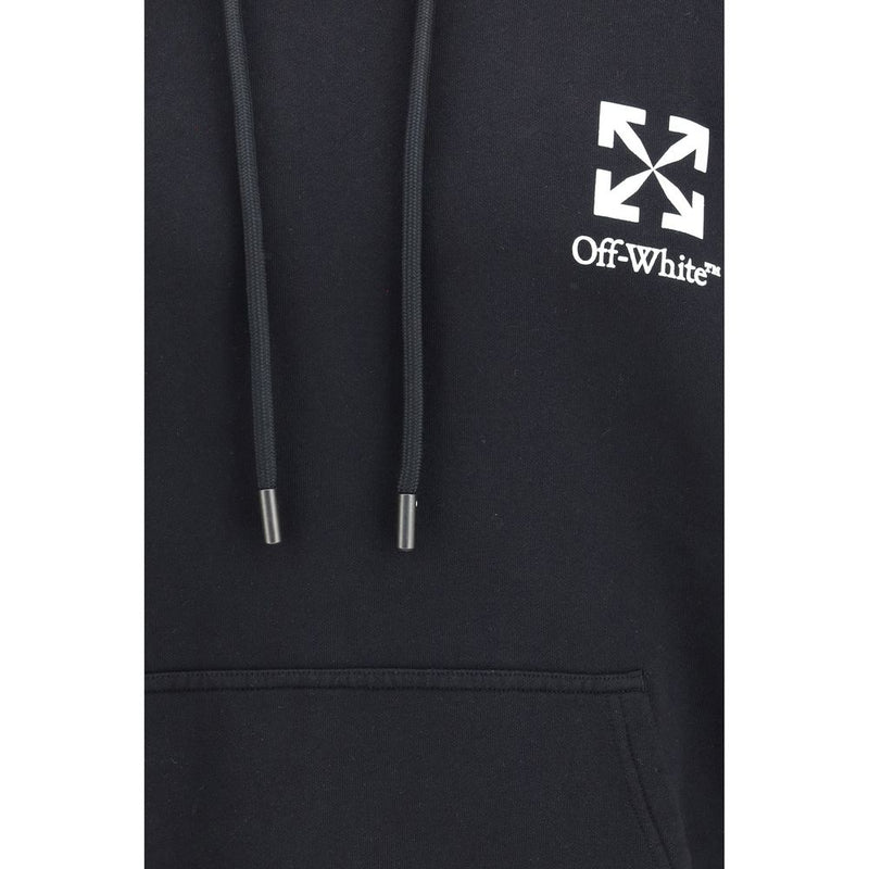 Off-White Black Cotton Sweatshirt