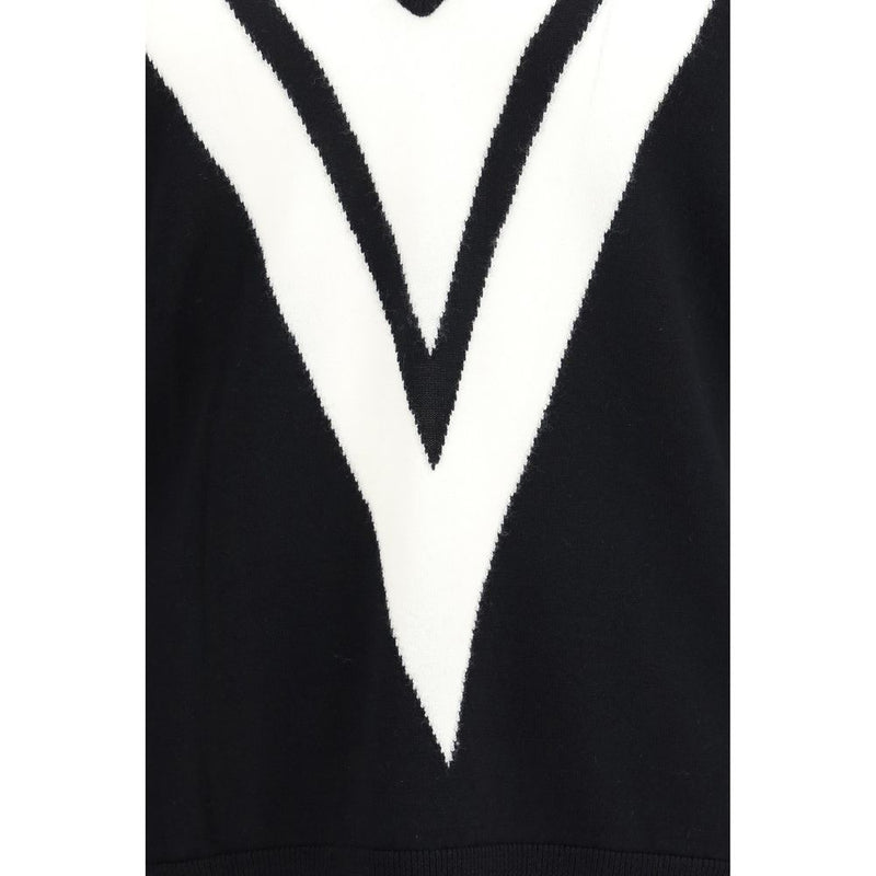 Valentino Garavani Black Wool Oves Aries Sweatshirt