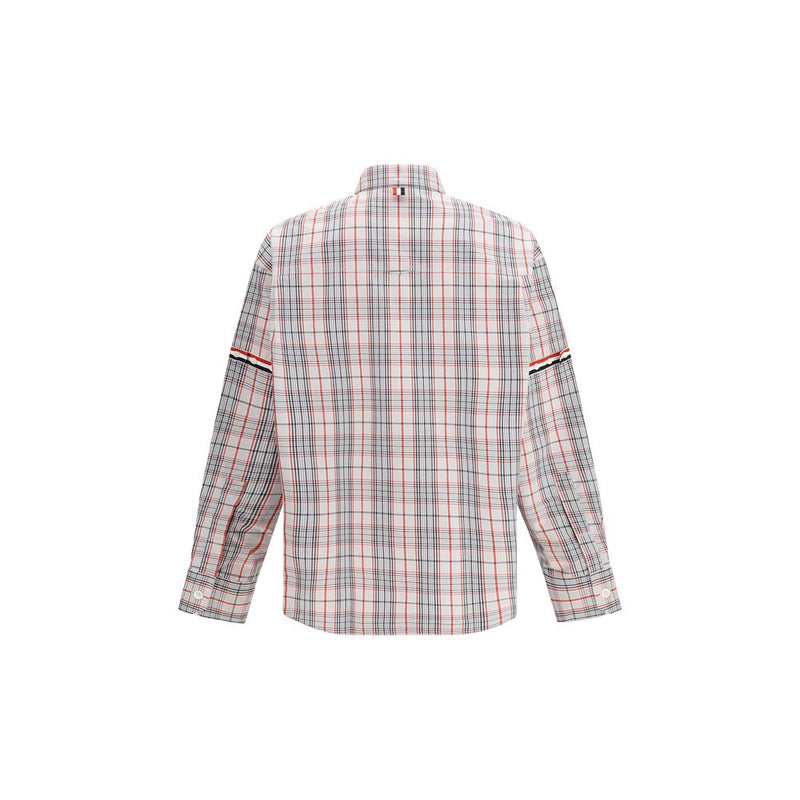 Camisa de tecido estampado multicolorido Thom Browne