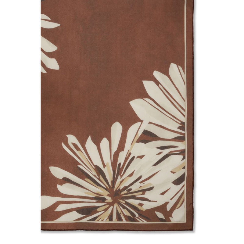 Brunello Cucinelli Bordeaux Silk Scarf