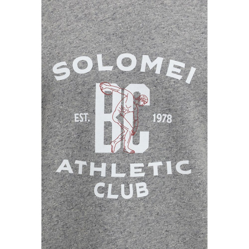 Brunello Cucinelli Gray Cotton Sweatshirt