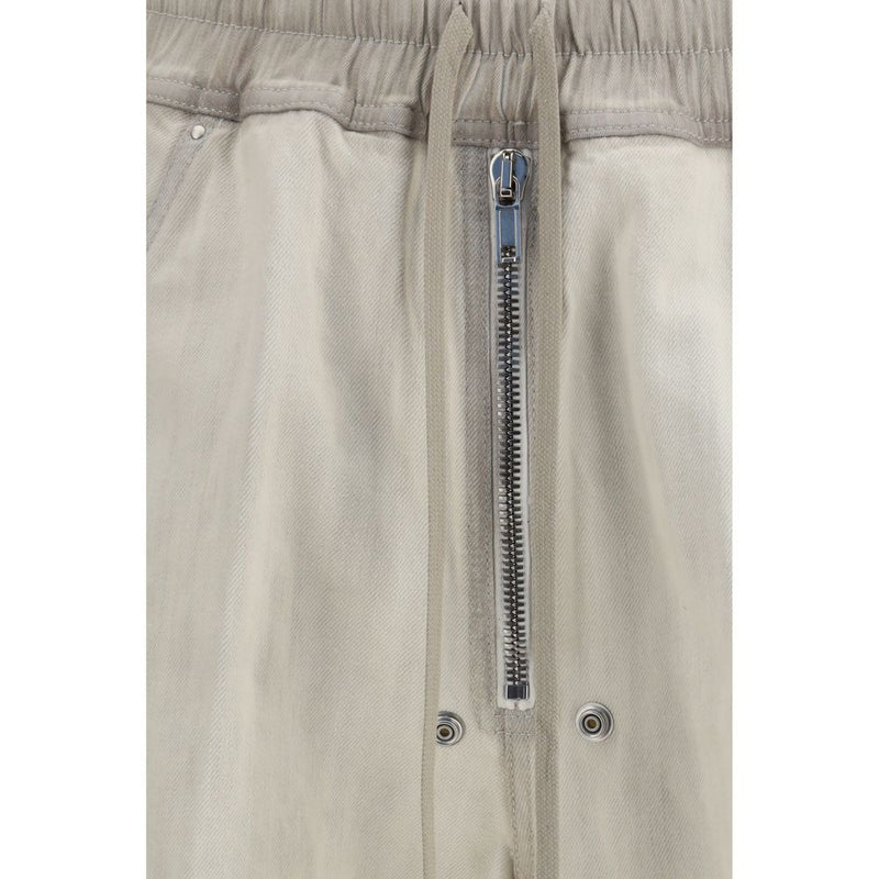 Rick Owens Beige Cotton Casual Pants