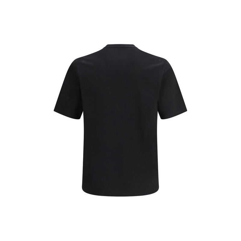 Camiseta negra de algodón Saint Laurent